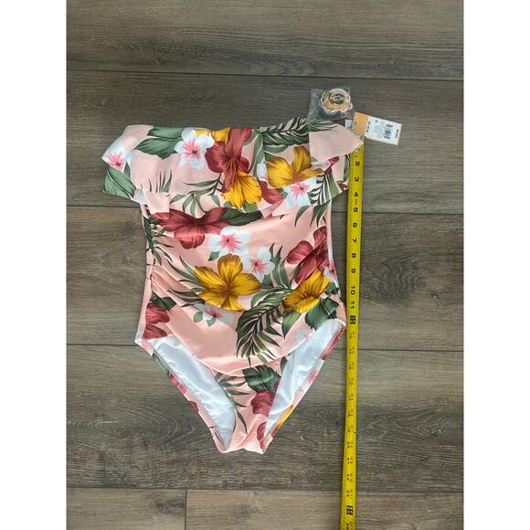 NWT Kona Sol Women Swimsuit Size M Full Coverage Removable Strap Tummy Control - Picture 6 of 11